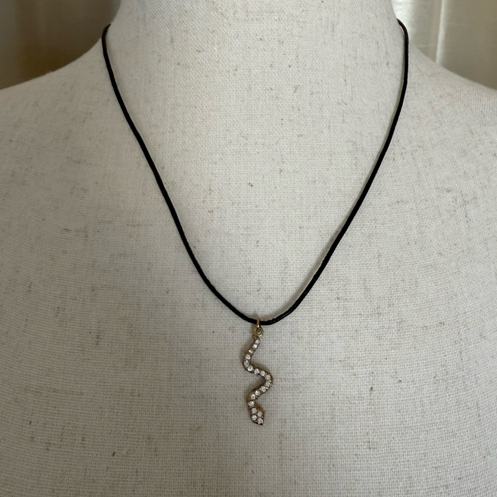 Snake necklace Reversible
